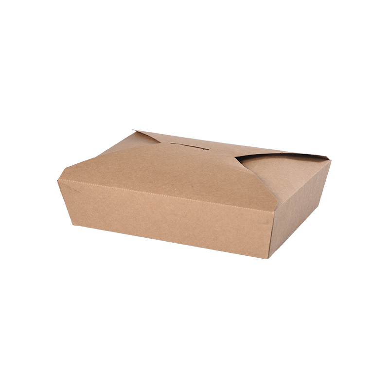 Kraftpapir Take-out Box Matbeholder