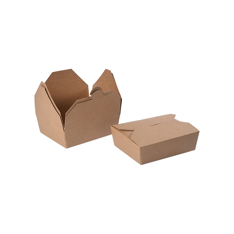 Kraftpapir Take-out Box Matbeholder