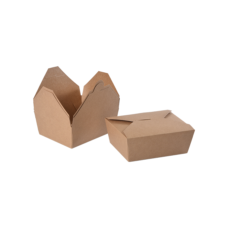 Kraftpapir Take-out Box Matbeholder