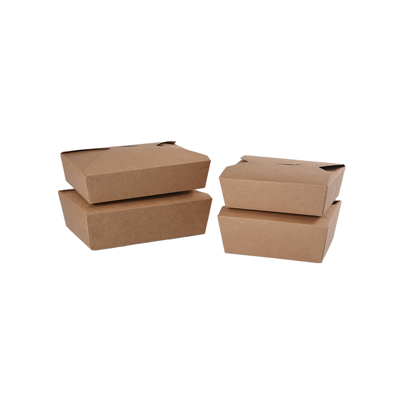 Kraftpapir Take-out Box Matbeholder