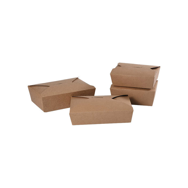 Kraftpapir Take-out Box Matbeholder