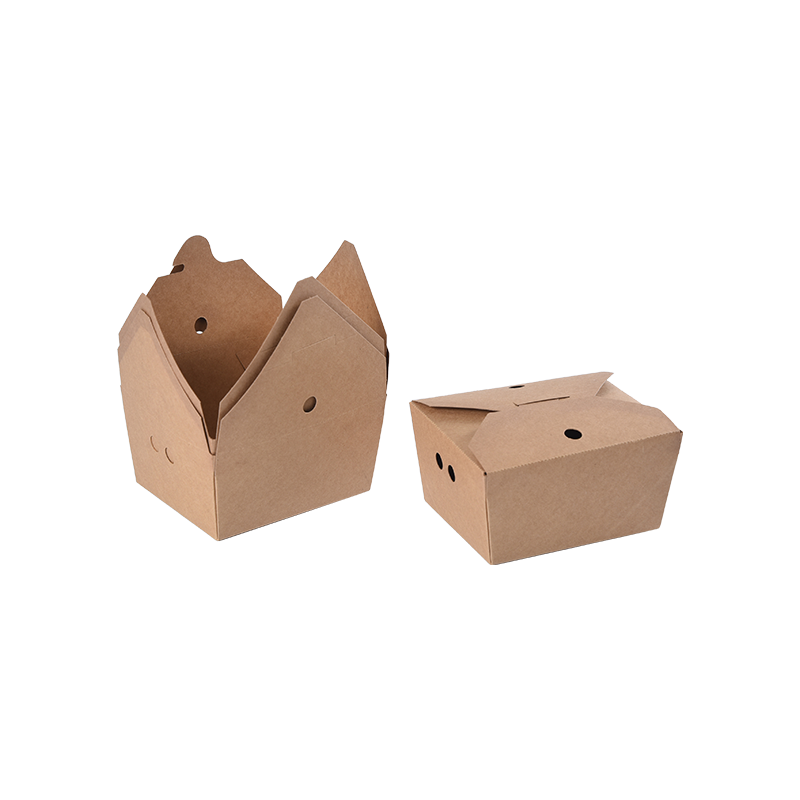 Kraftpapir Take-out Box Matbeholder