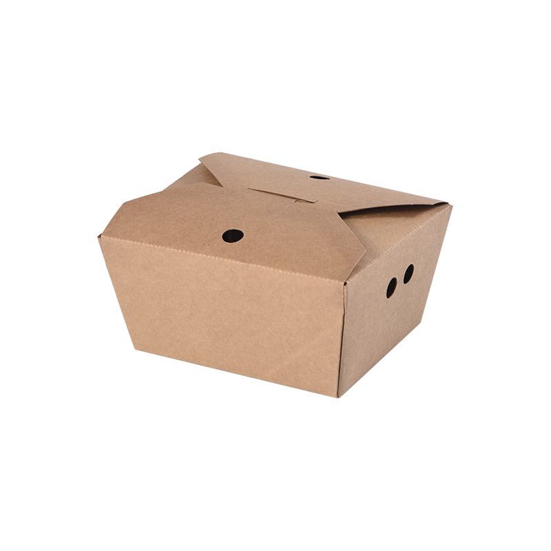 Kraftpapir Take-out Box Matbeholder