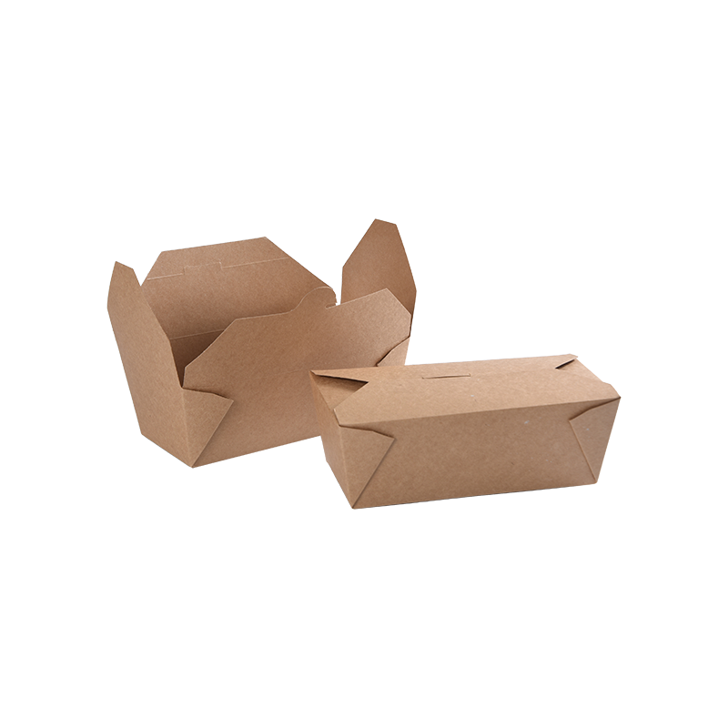 Kraftpapir Take-out Box Matbeholder