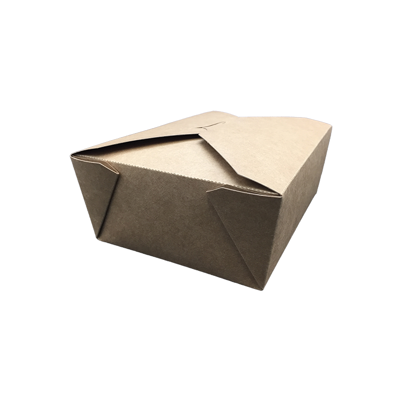 Kraftpapir Take-out Box Matbeholder