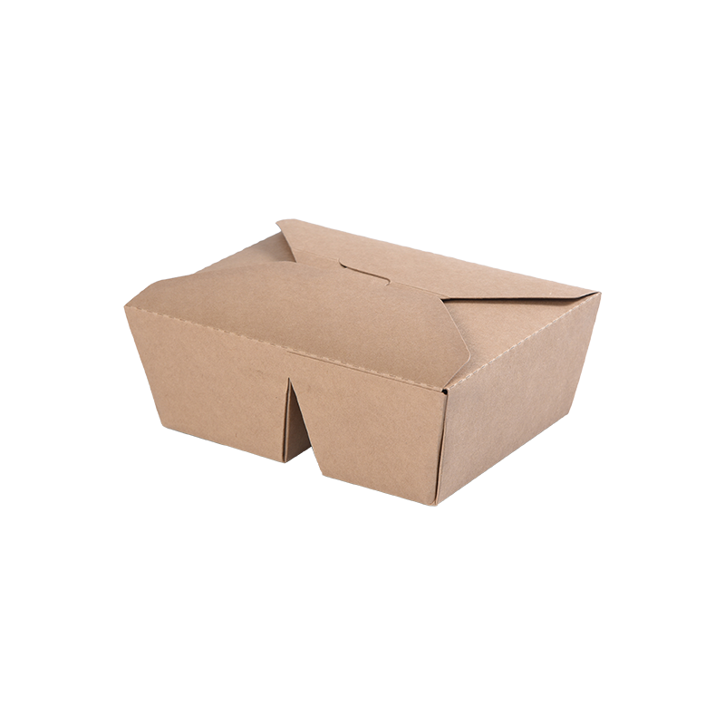 Kraftpapir Ta ut boks Brettet topp Bento Box-To 2 rom