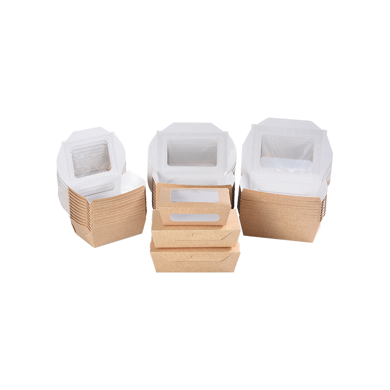 Dobbel polybelagt papp Engangsskål for takeaway-papir