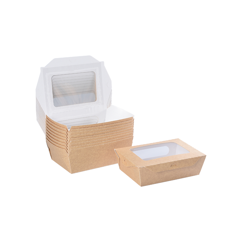 Dobbel polybelagt papp Engangsskål for takeaway-papir