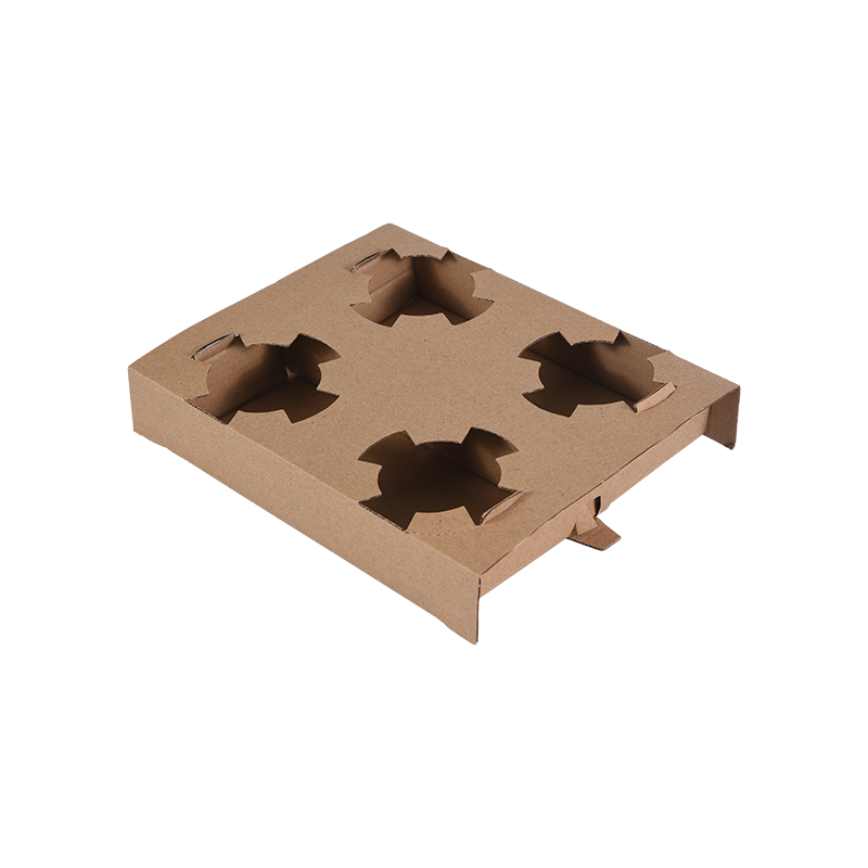 4 koppbrettholdere for varme og kalde drikker – sammenleggbar, slitesterk og koppholder for takeaway, festivaler, kaffebarer og arrangementer
